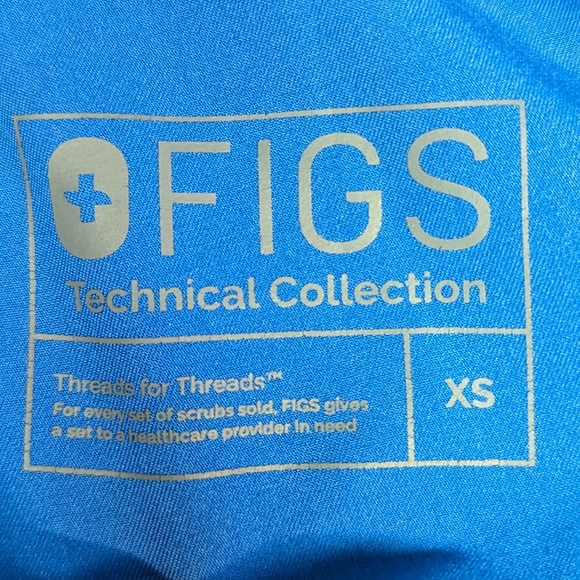 FIGS Kade Cargo Scrub Pants Royal Blue XS - Picture 11 of 11